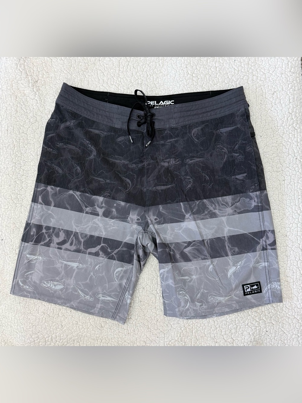 Pelagic Men’s Gray Deep Drop Shorts